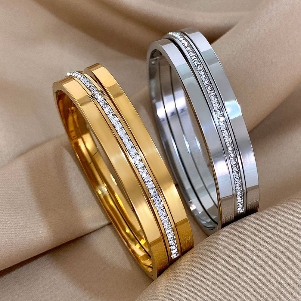 Crystal Cuff Bracelets for Women