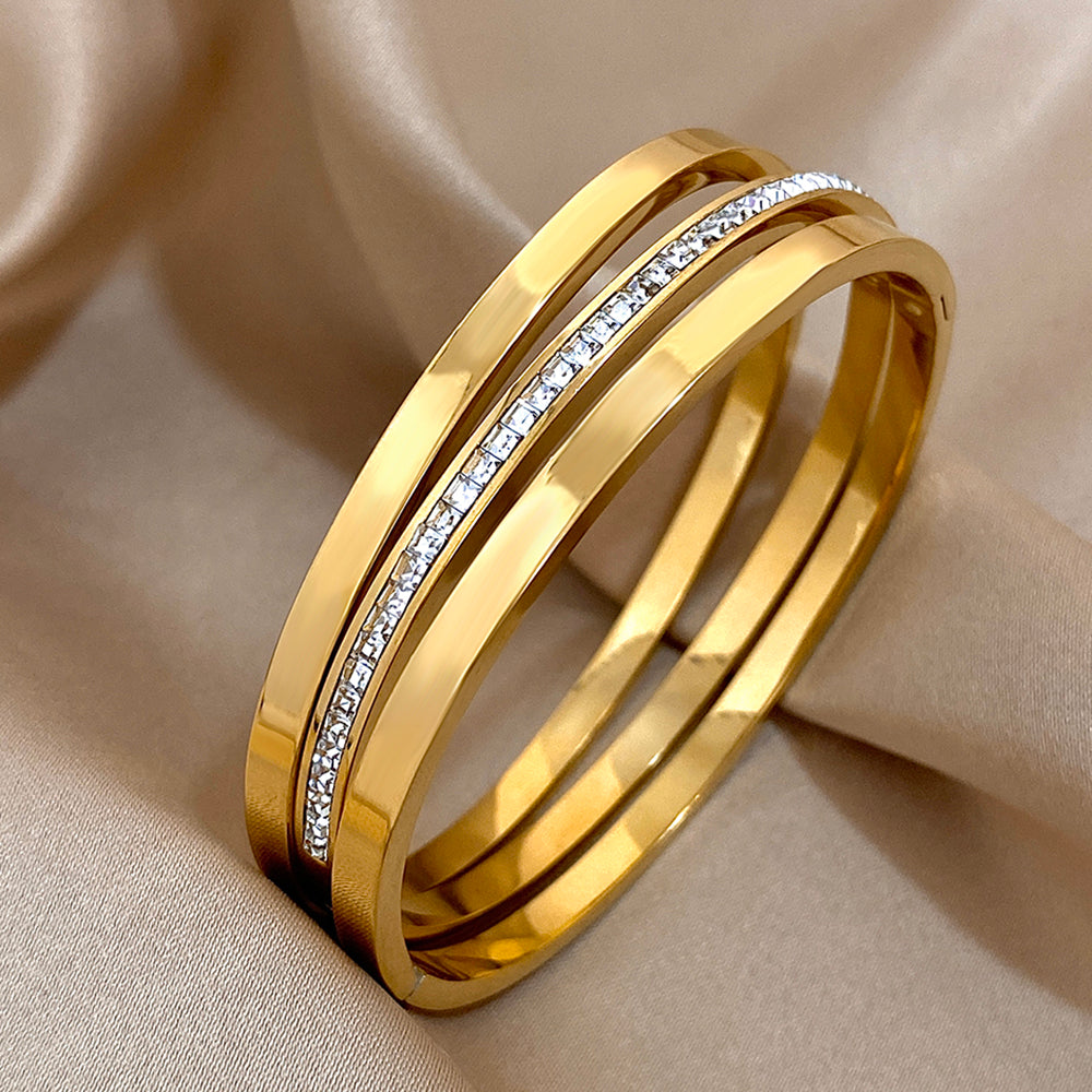 Crystal Cuff Bracelets for Women