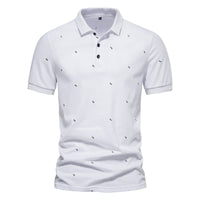 2025 New Fashion Men's Summer T- Shirt Business Casual Cotton