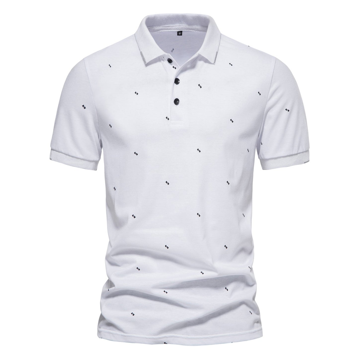 2025 New Fashion Men's Summer T- Shirt Business Casual Cotton