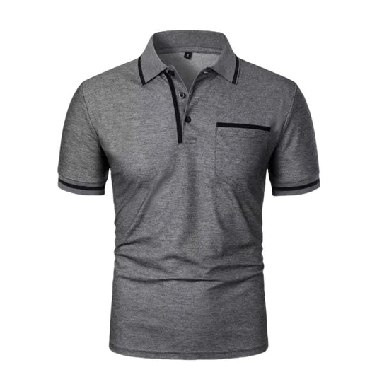 Summer Mens Short Sleeve Polo Shirts Slim