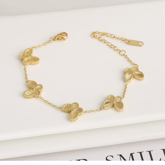 Butterfly Bracelet Simple for Woman Casual Holiday