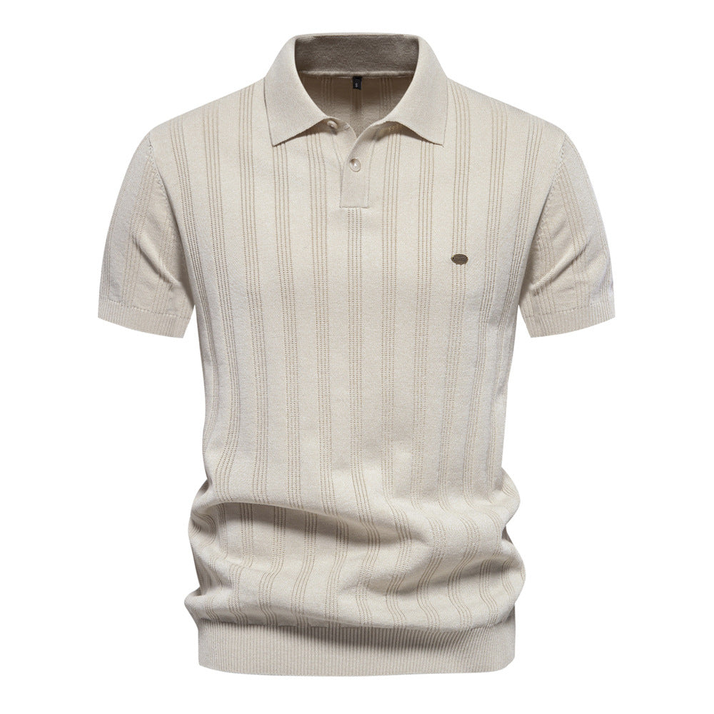 men's woolen polo sweater