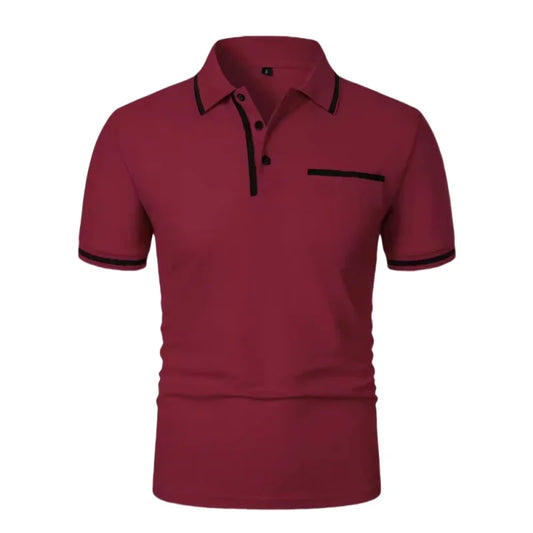 Summer Mens Short Sleeve Polo Shirts Slim