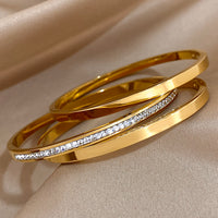 Crystal Cuff Bracelets for Women