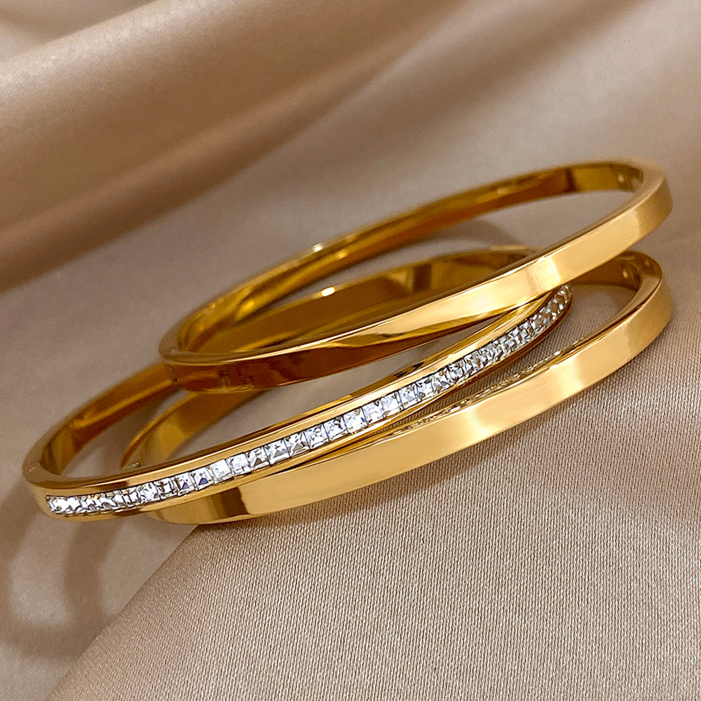 Crystal Cuff Bracelets for Women