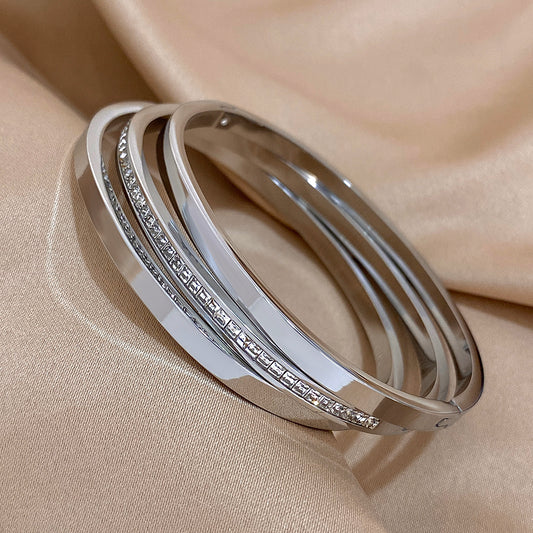 Crystal Cuff Bracelets for Women