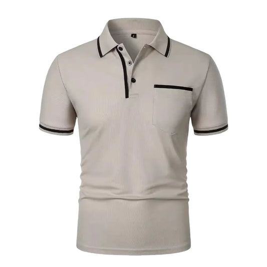 Summer Mens Short Sleeve Polo Shirts Slim